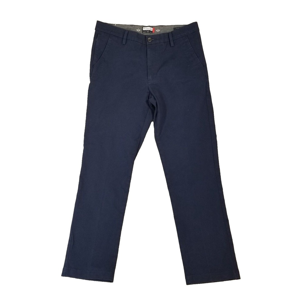 Dockers khaki chino pants men's 34x32  blue slim straight modern stretch